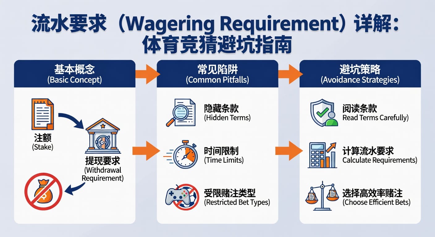 流水要求 sports wagering requirement 解析与计算要点