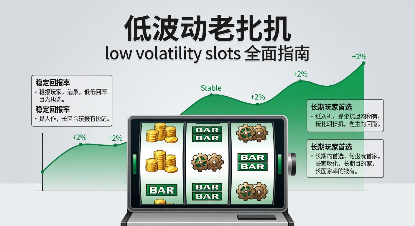 低波动老虎机 low volatility slots：稳定玩法与选机指南